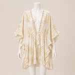 Load image into Gallery viewer, Ruffle Sleeve Tie Front Poncho