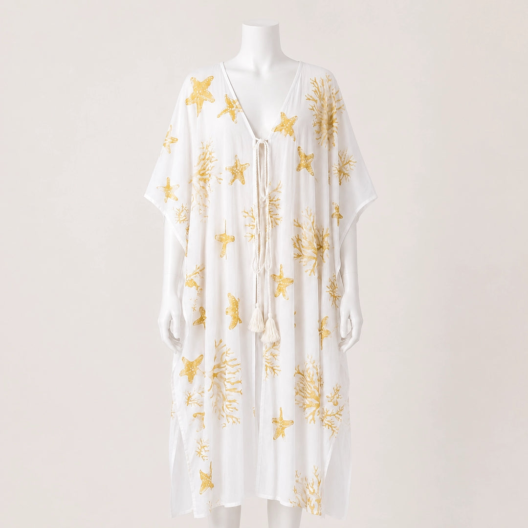 Beach Print Cover Up
