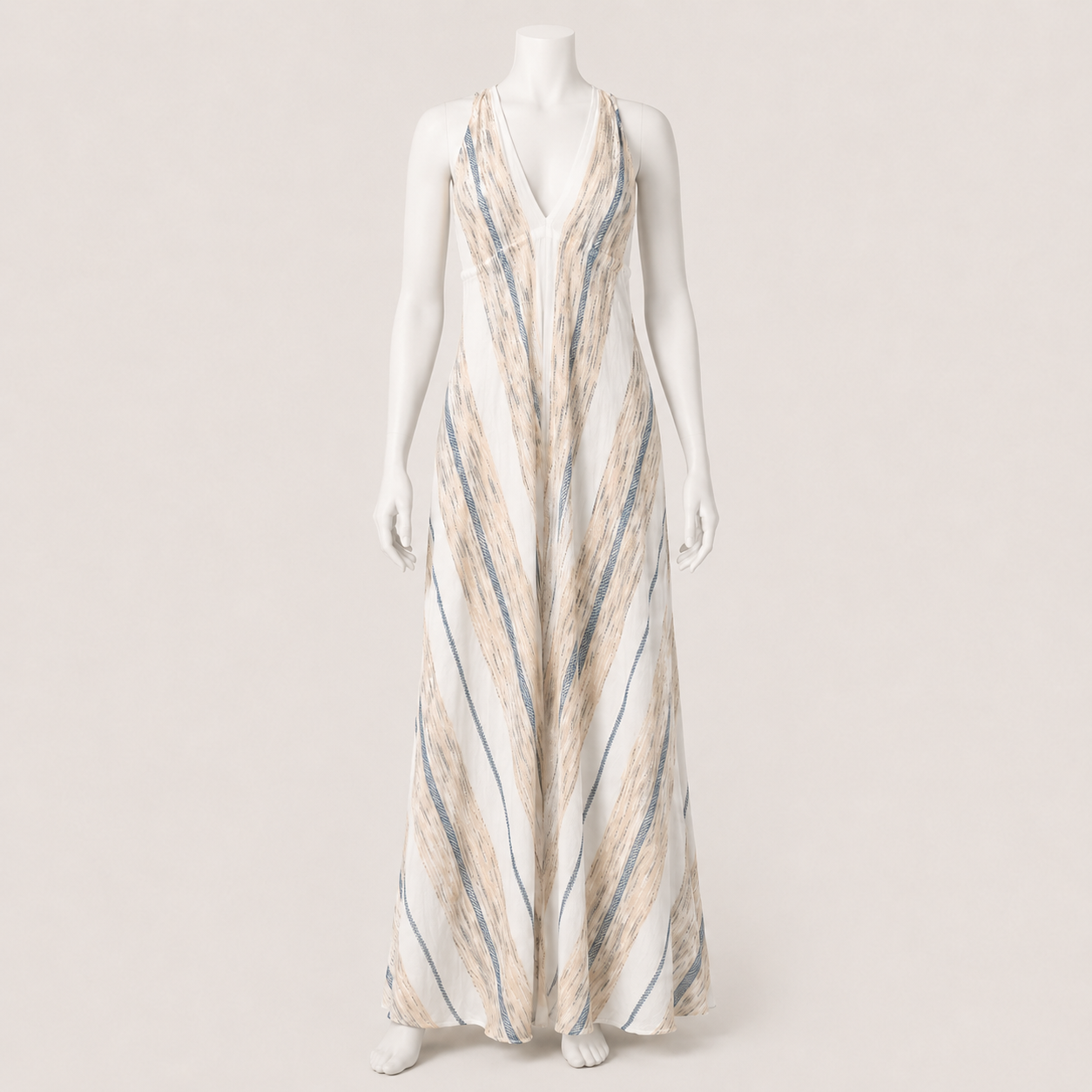 Women Striped Strap Dress