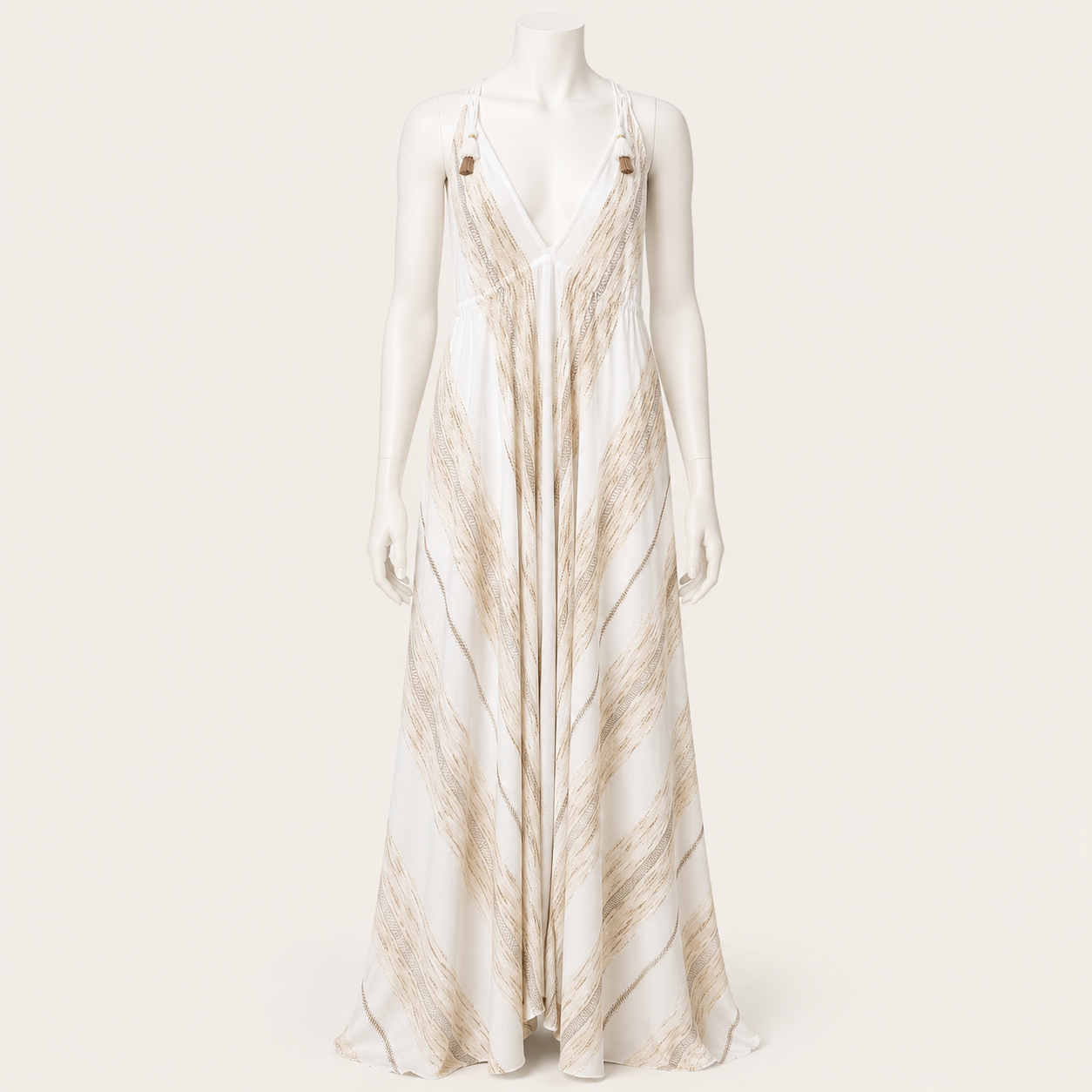 Women Striped Strap Dress