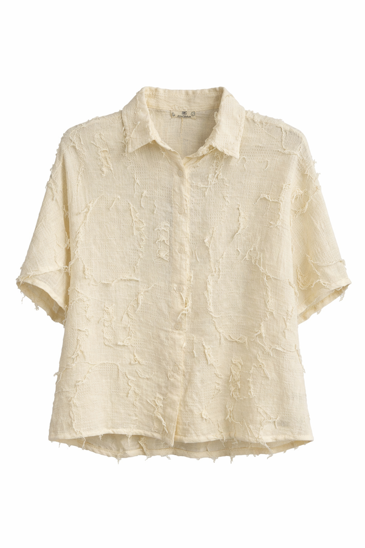 Women Fringe Detail Blouse Top
