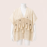 Load image into Gallery viewer, Kids Tassel Detail Poncho