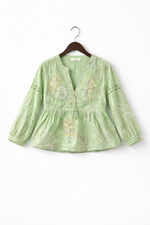 Load image into Gallery viewer, V-Neck Long Sleeve Blouse