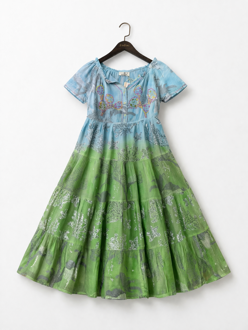 Off Shoulder Short Sleeve Dress