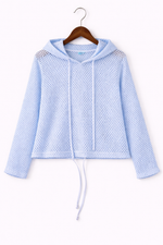 Load image into Gallery viewer, Sheer Hooded Top