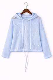 Sheer Hooded Top