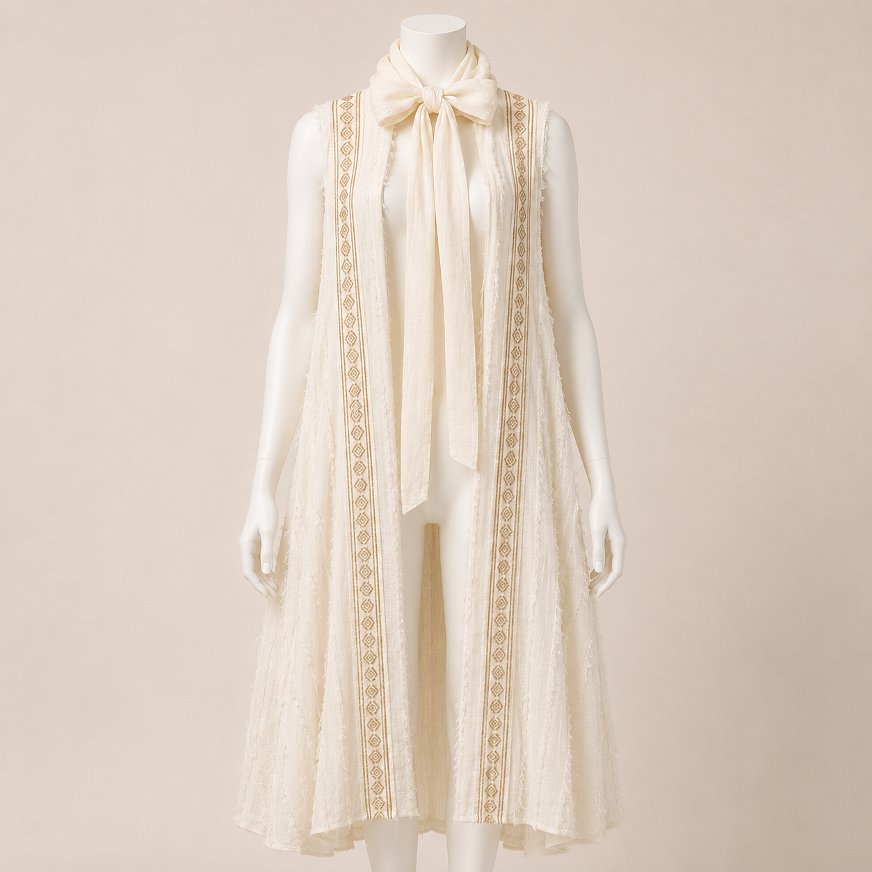 Hooded Layered Dress