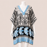 Tropical Pattern Kaftan Top