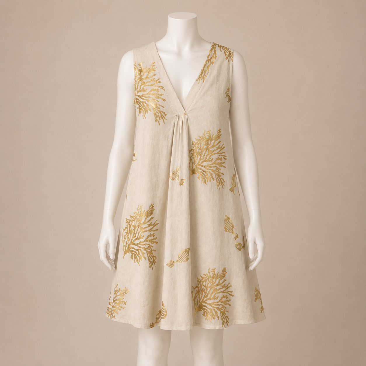 Sleeveless V-Neck dress