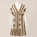 Printed Half Sleeve Dress