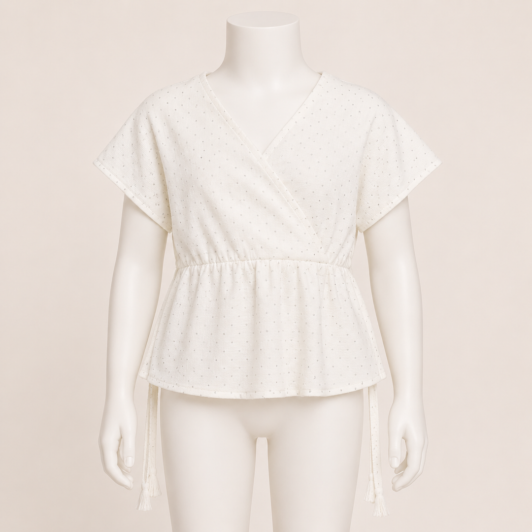 Cross Front Flare Top