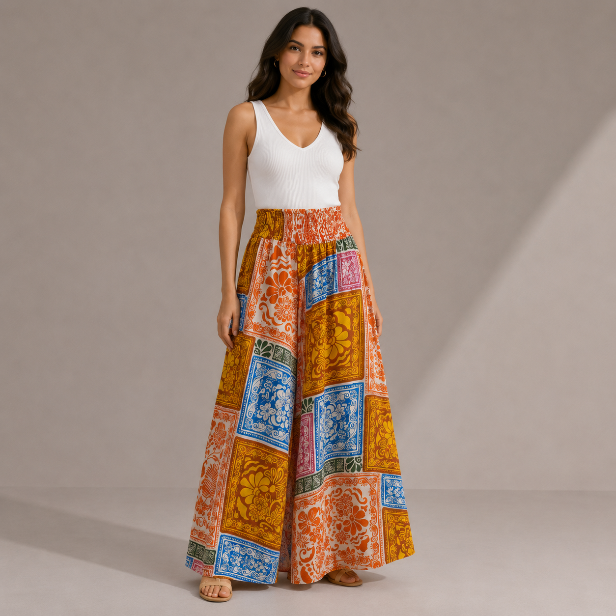 Women palazzo wide leg pants