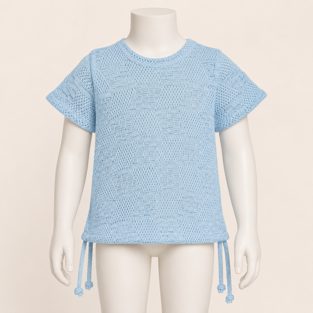 Decorative Knit Detail Top