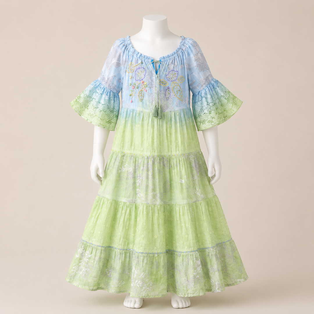 Off Shoulder Tiered Dress