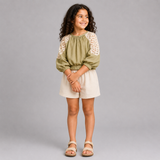 Lace Sleeve Top