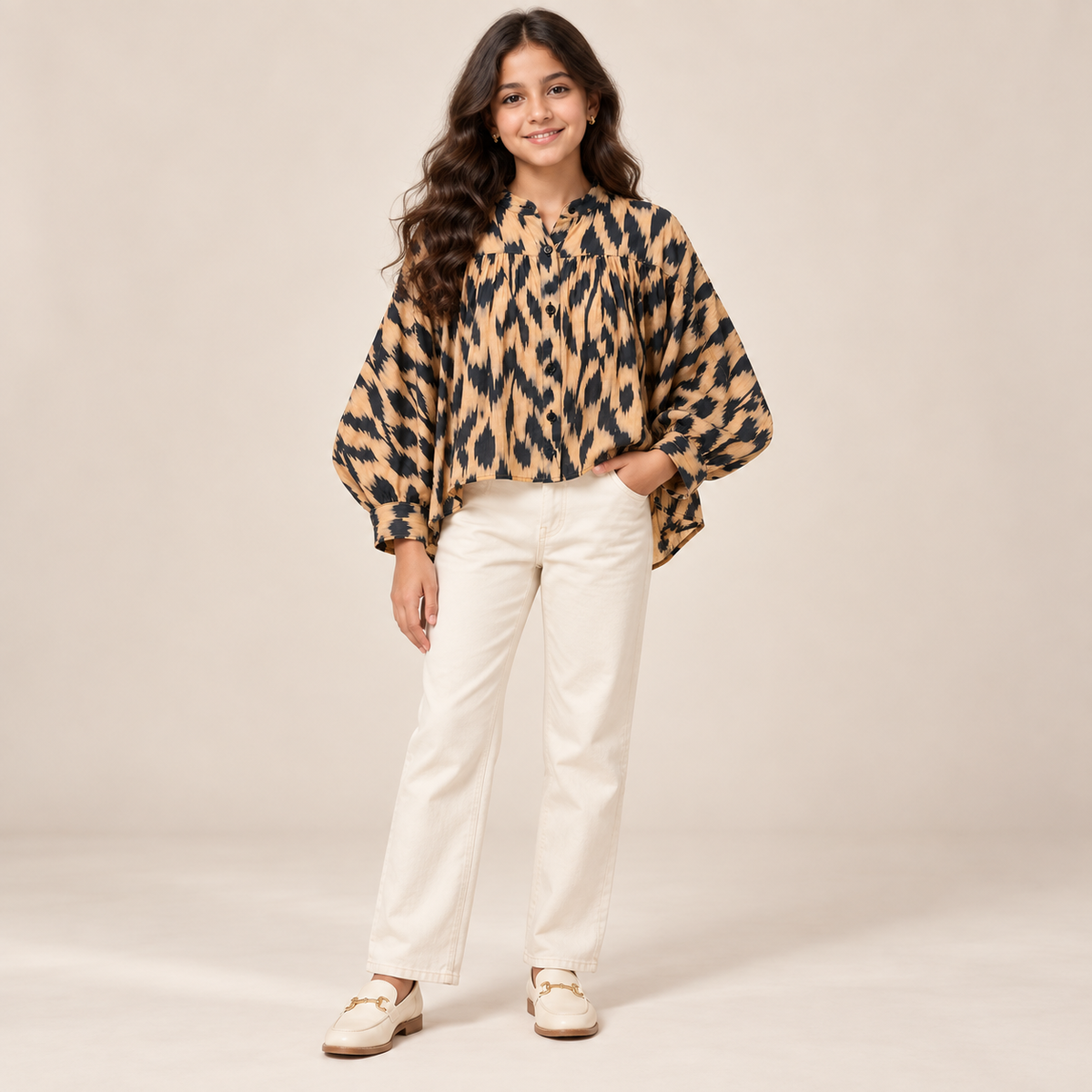 Girls Print Blouse