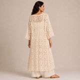 Crochet oversized cardigan