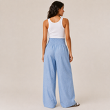 Lace-Up Wide Leg Pants