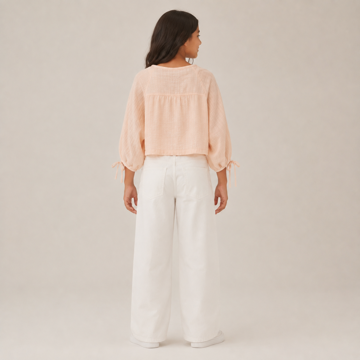 Textured Layered Embroidered Top