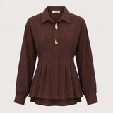 Sculpted Waist Statement Shirt