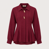 Sculpted Waist Statement Shirt