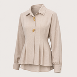 Sculpted Waist Statement Shirt