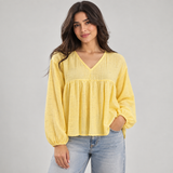 Women Shimmer Texture Relaxed Blouse