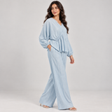 Women Pleated Flow Two-Piece Set