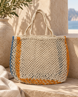Textured Crochet Tote Bag