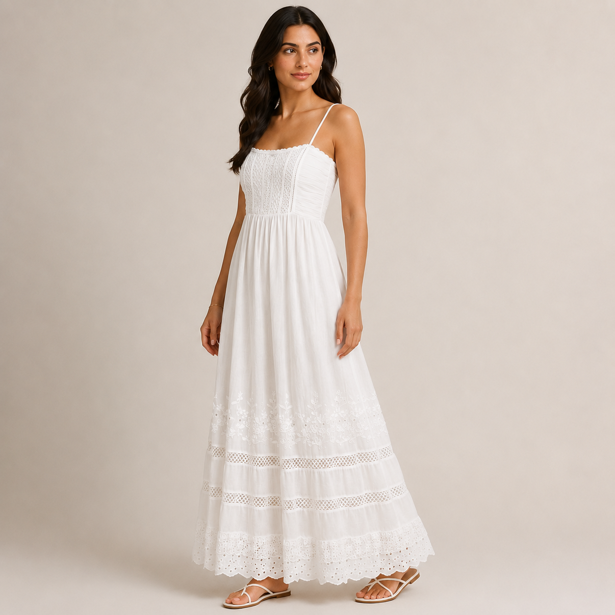Women Lace Maxi Dress