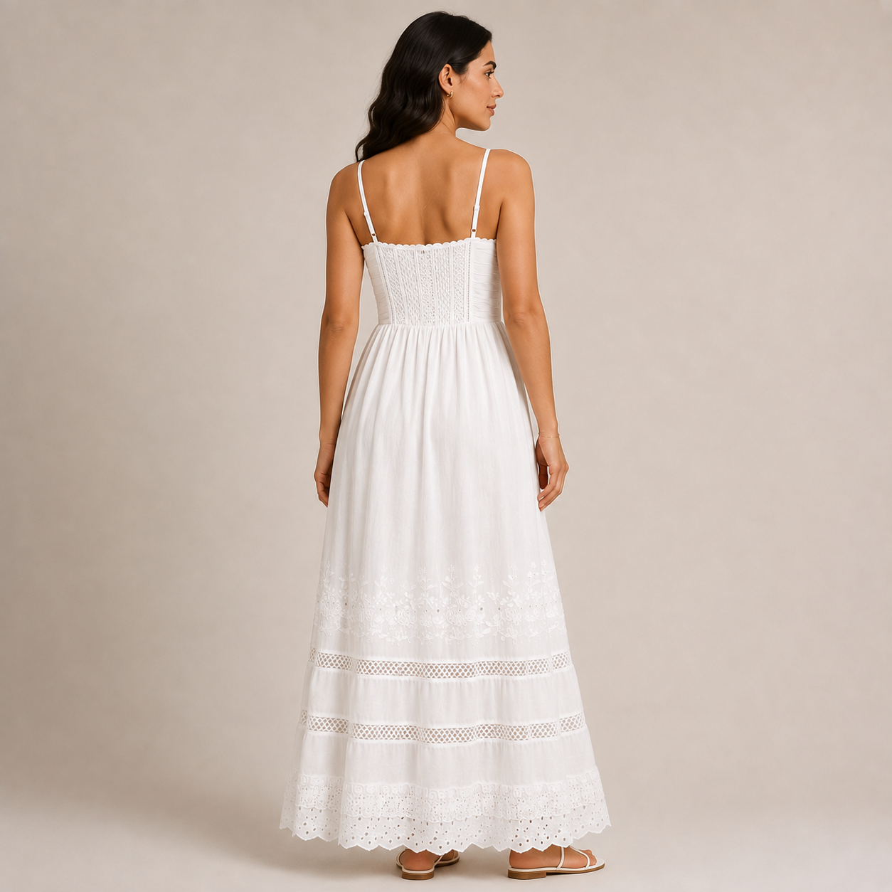 Women Lace Maxi Dress