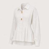 Sculpted Waist Statement Shirt