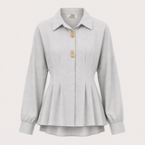 Sculpted Waist Statement Shirt