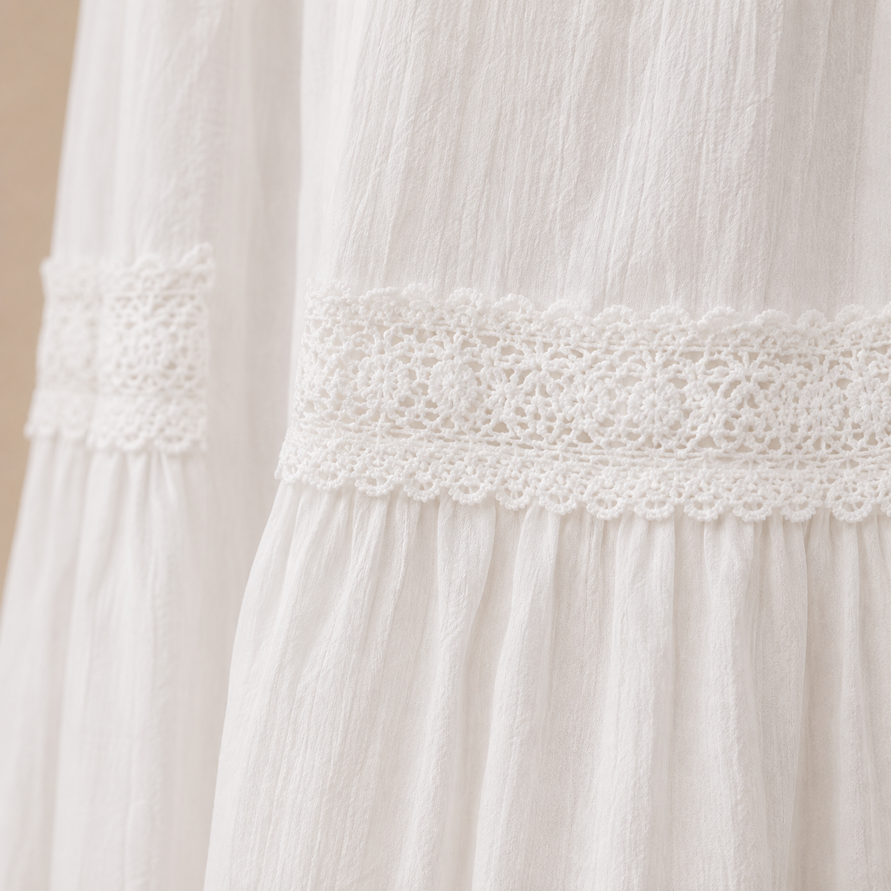 Women Linen Tiered Maxi Dress