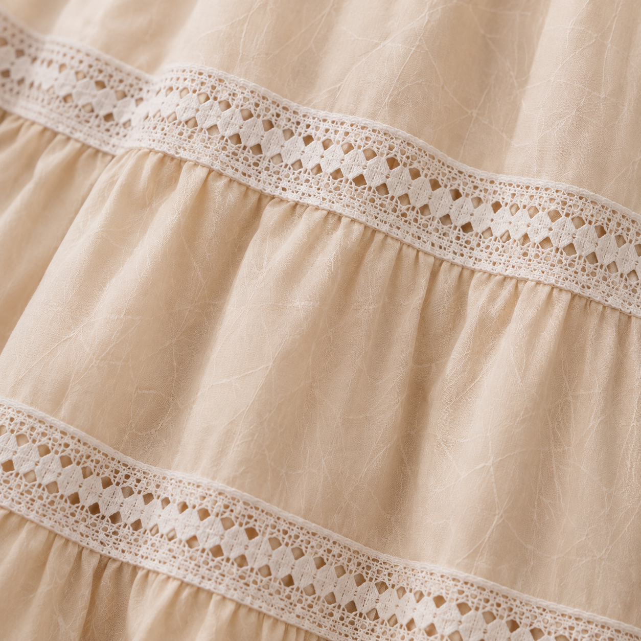 Women Linen Tiered Maxi Dress