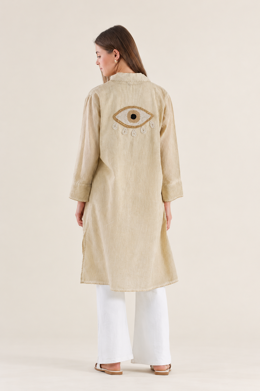 Women Oversized Long Shirt Dress