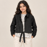Women Textured Layered Tie-Front Shirt