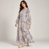 Women Wrap Detail Asymmetric Midi Dress