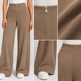 High-Waist Wide-Leg Trousers