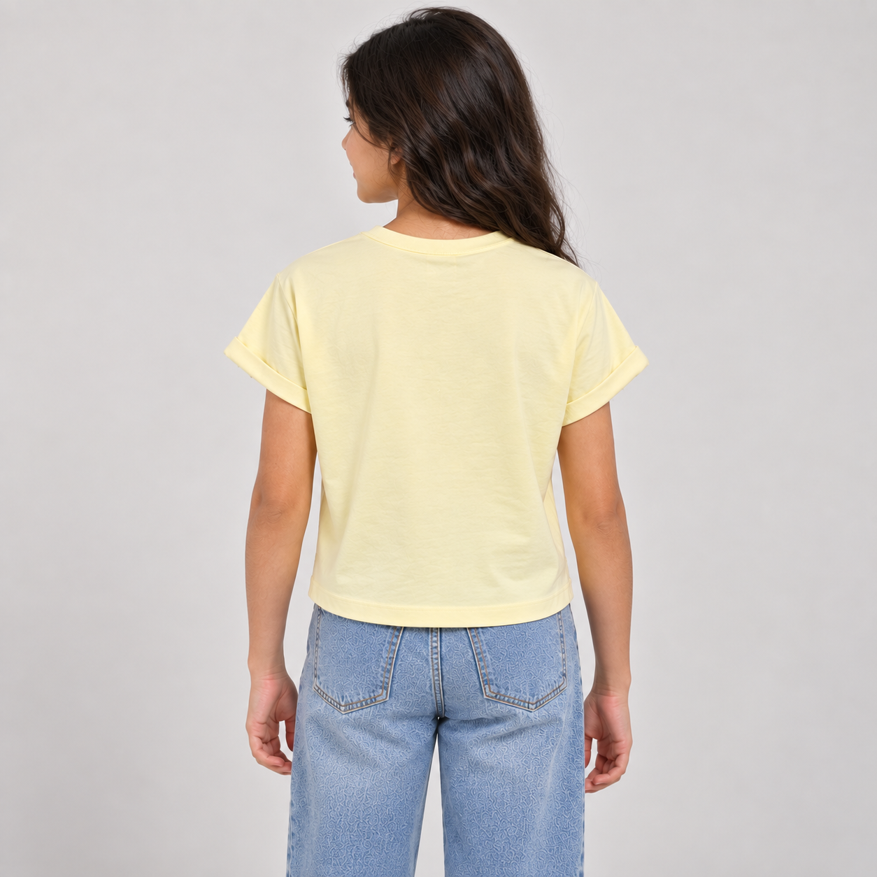 Girls’ Bonjour Madame Pointed-Hem T-Shirt