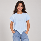 Girls’ Bonjour Madame Pointed-Hem T-Shirt