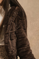 Girls Faux Fur Bomber Jacket