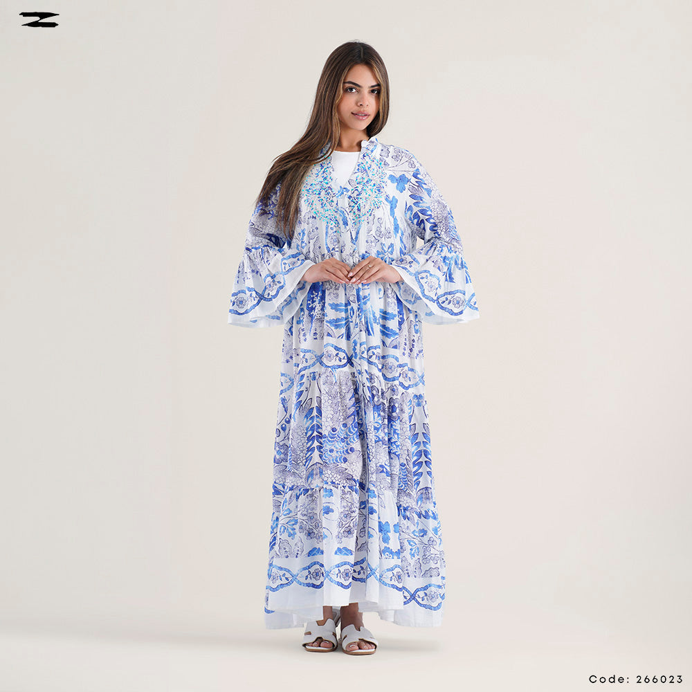 Women Printed Panda Maxi Dress