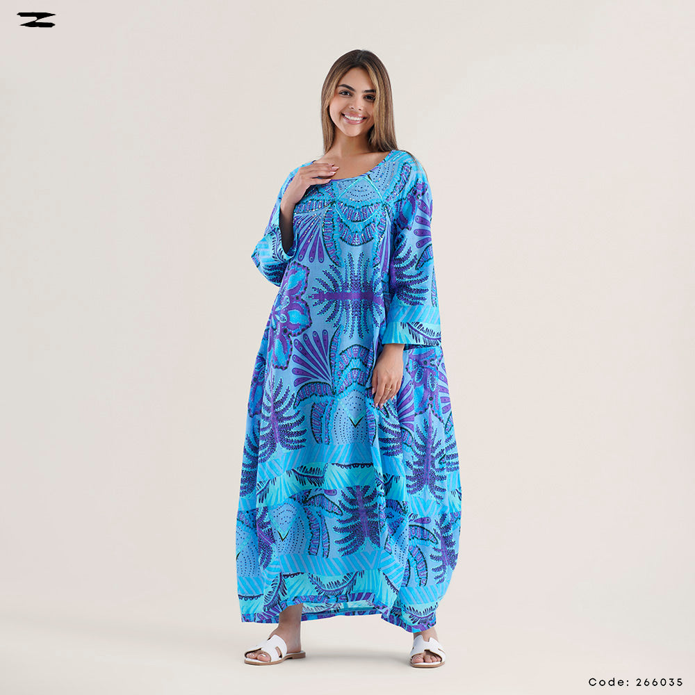Tropical Leaf Dress