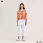 Load image into Gallery viewer, Hooded Floral Zip Top
