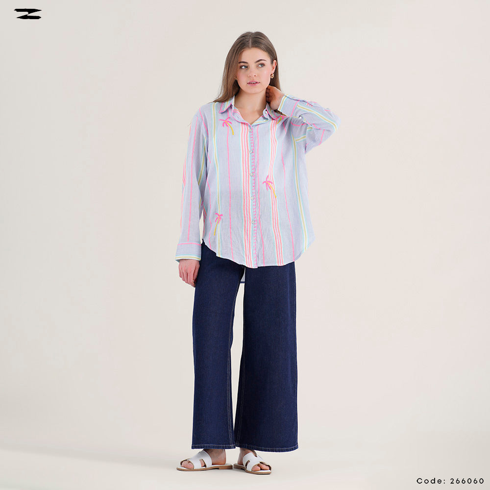 Palm Stripe Shirt