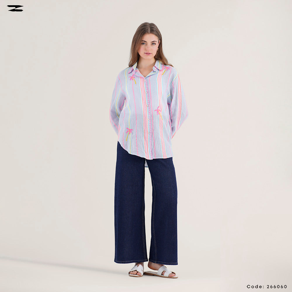 Palm Stripe Shirt