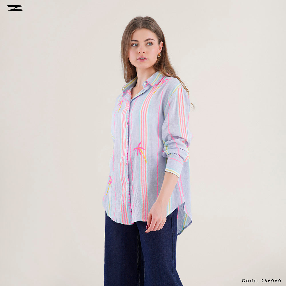 Palm Stripe Shirt