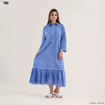 Load image into Gallery viewer, Denim Style Shirt Dress