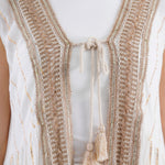 Load image into Gallery viewer, Lace Fringe Long Cardigan